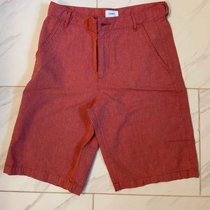 Old Navy Boys Shorts Brick Red Size 14